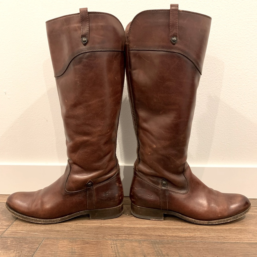 Frye Melissa half-calf boot, extended calf